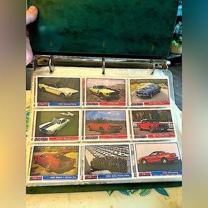 Car Collectible Card Lot